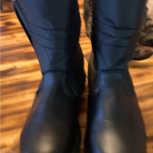 totes Women's Tall Black Waterproof Rain Boots